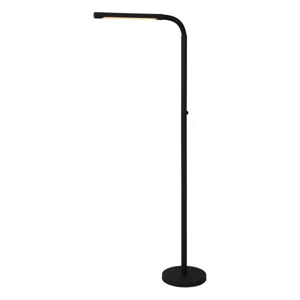 Lucide GILLY - Rechargeable Floor reading lamp - Battery pack/batteries - LED Dim. - 1x3W 2700K - Black - detail 1